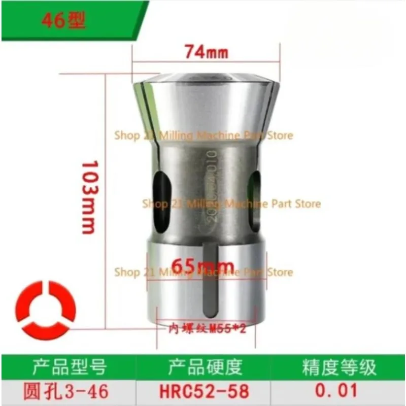 

CK46# 3.0-46.0mm Round Hole Type CNC lathe Back Pull collet Spring Steel High Precision Chuck Round Square Hexagon
