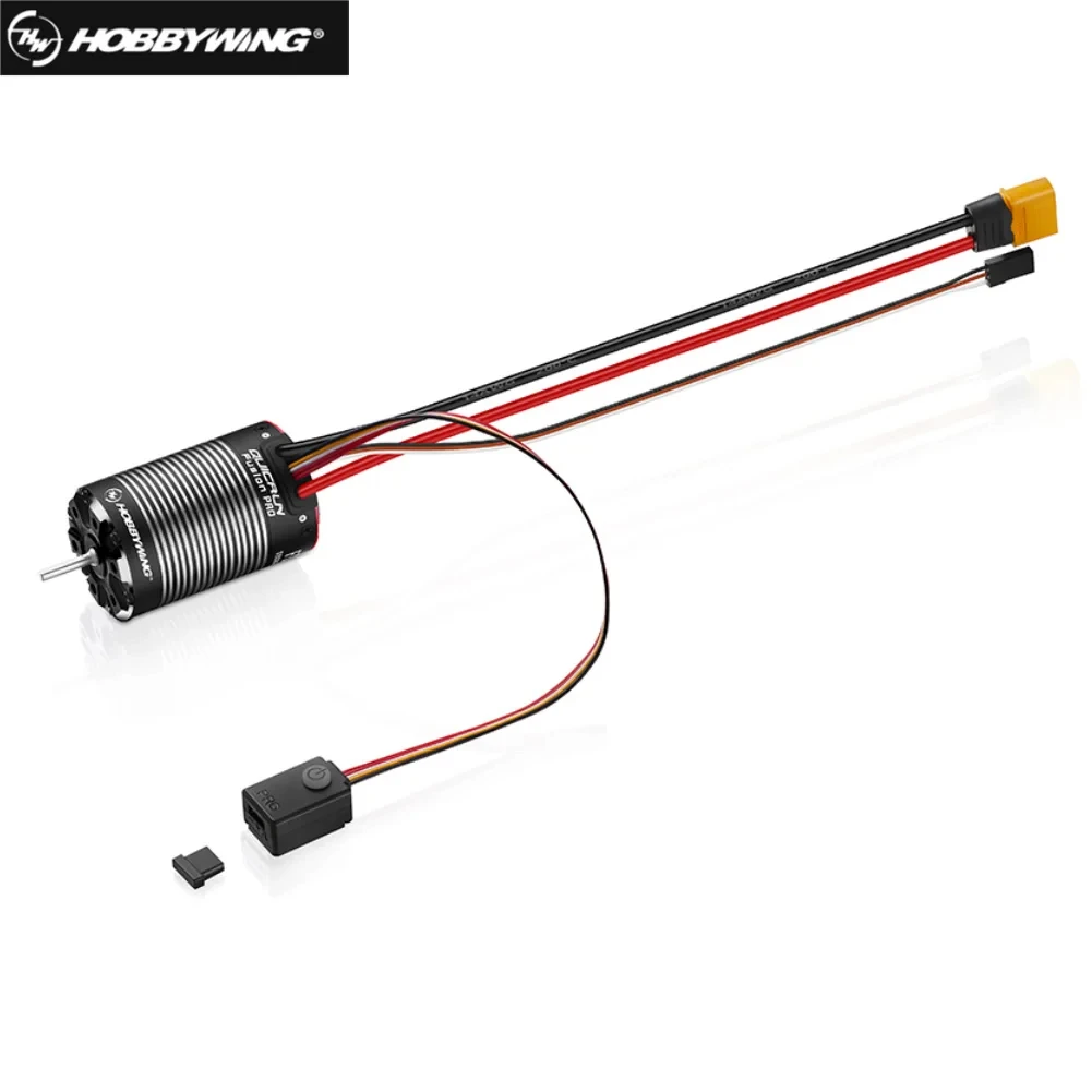 HobbyWing QuicRun Fusion Pro 540 2300KV Brushless Sensory Motor Built In 60A ESC 2 in 1 for RC 1/10 Climbing Car