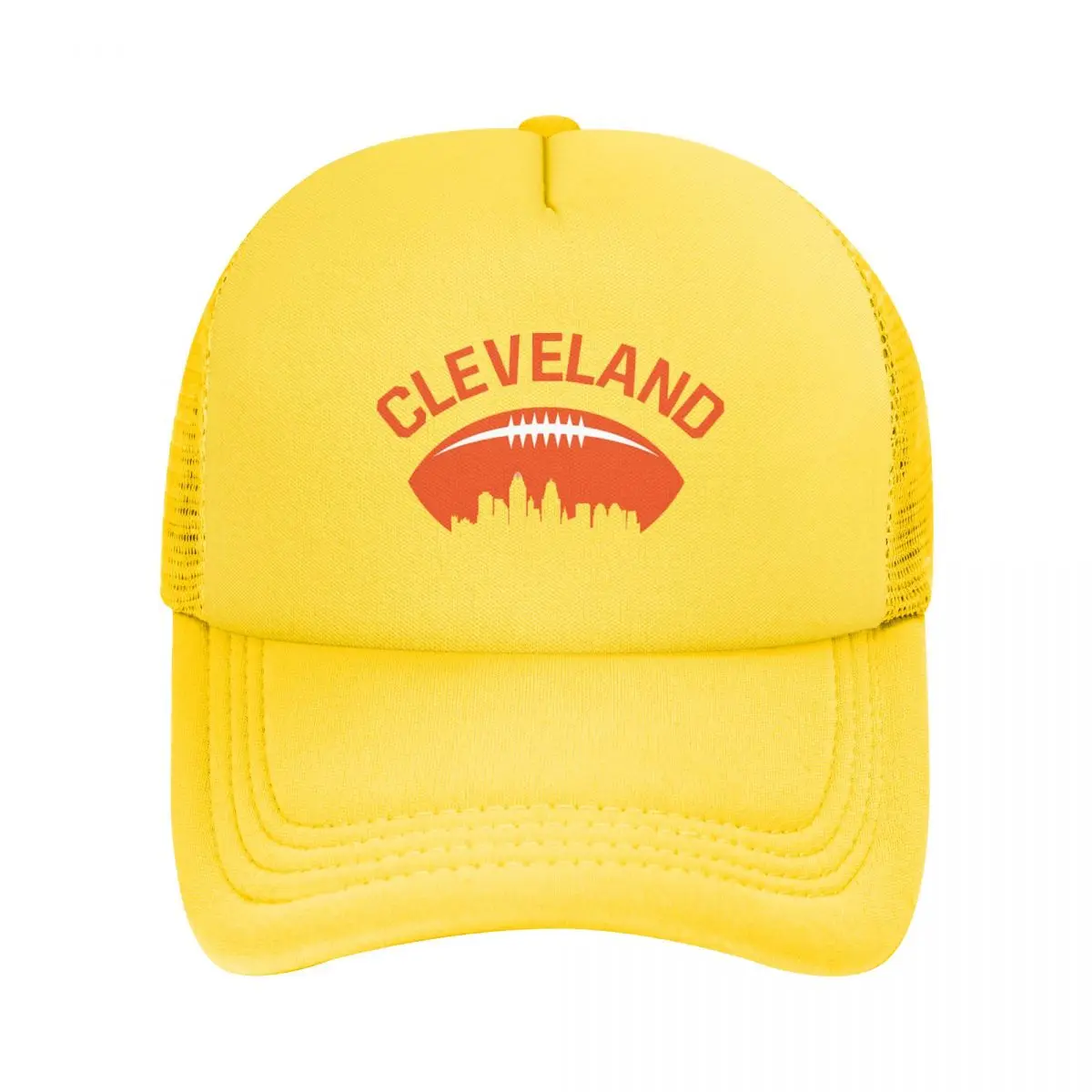 Cleveland Mesh Baseball Caps Snapback Fashion Baseball Hats Breathable Casual Casquette Outdoor For Men's And Women's