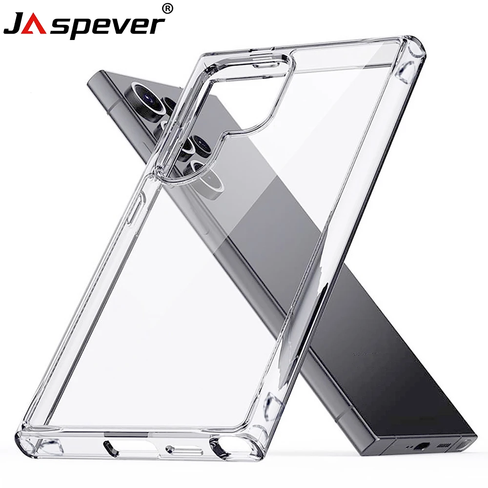 Invisible Airbag Case For Samsung S25Ultra Galaxy S25 Ultra Plus S25+ Shockproof Hybrid Hard Cover For S25Plus Clear Soft Shell