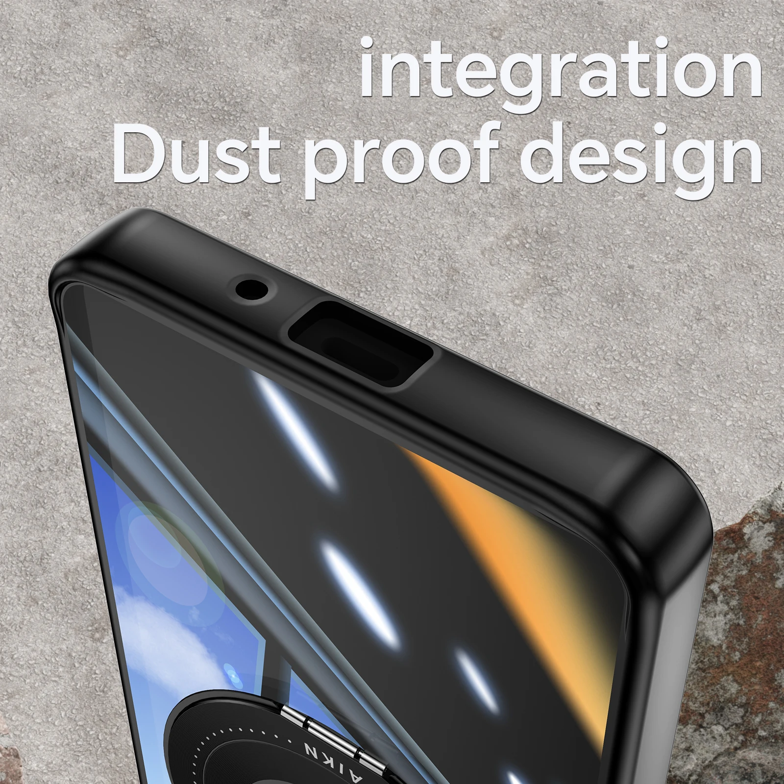 HARUINO [360 ° Rotating Stand] Suitable for Sony Xperia 10VI phone case with lens film magnetic charging transparent shell