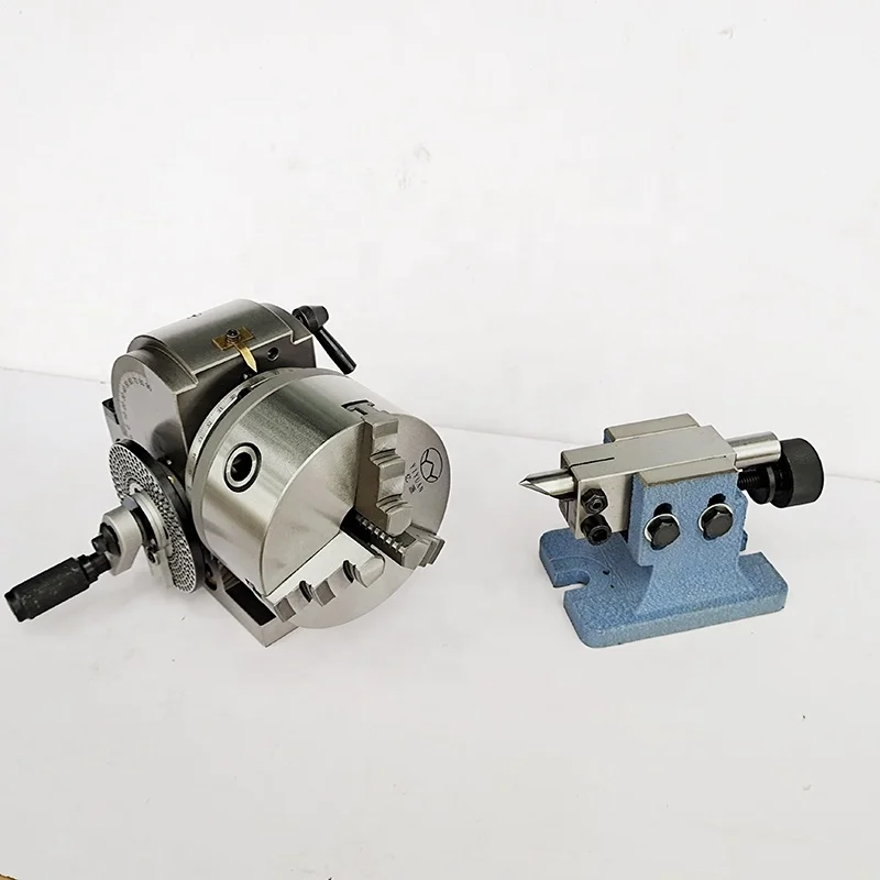 Cabeça divisória universal BS-0 BS-1 com cabeça divisória CNC de mandril de 3 mandíbulas