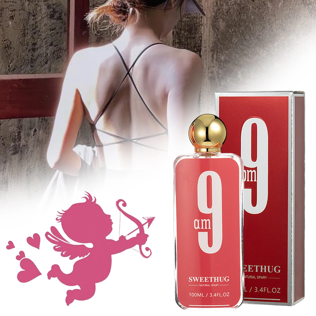 

9AM&9PM 100ml Eau De Spray, Long-Lasting Floral Scent, Elegant Floral Fragrance, Alcohol Matrix, Formaldehyde Free, EDP, Liquid