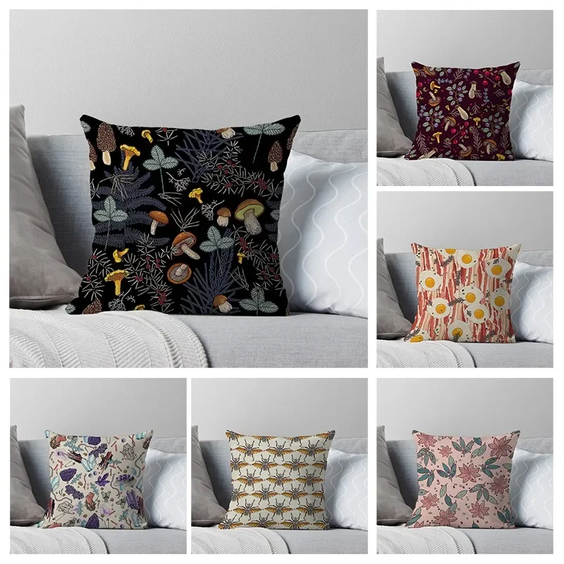 Modern Living Room sofa character cartoon decorative Home pillow case Cushion covers autumn 45X45cm nordic 40x40cm 50x50 60x60cm