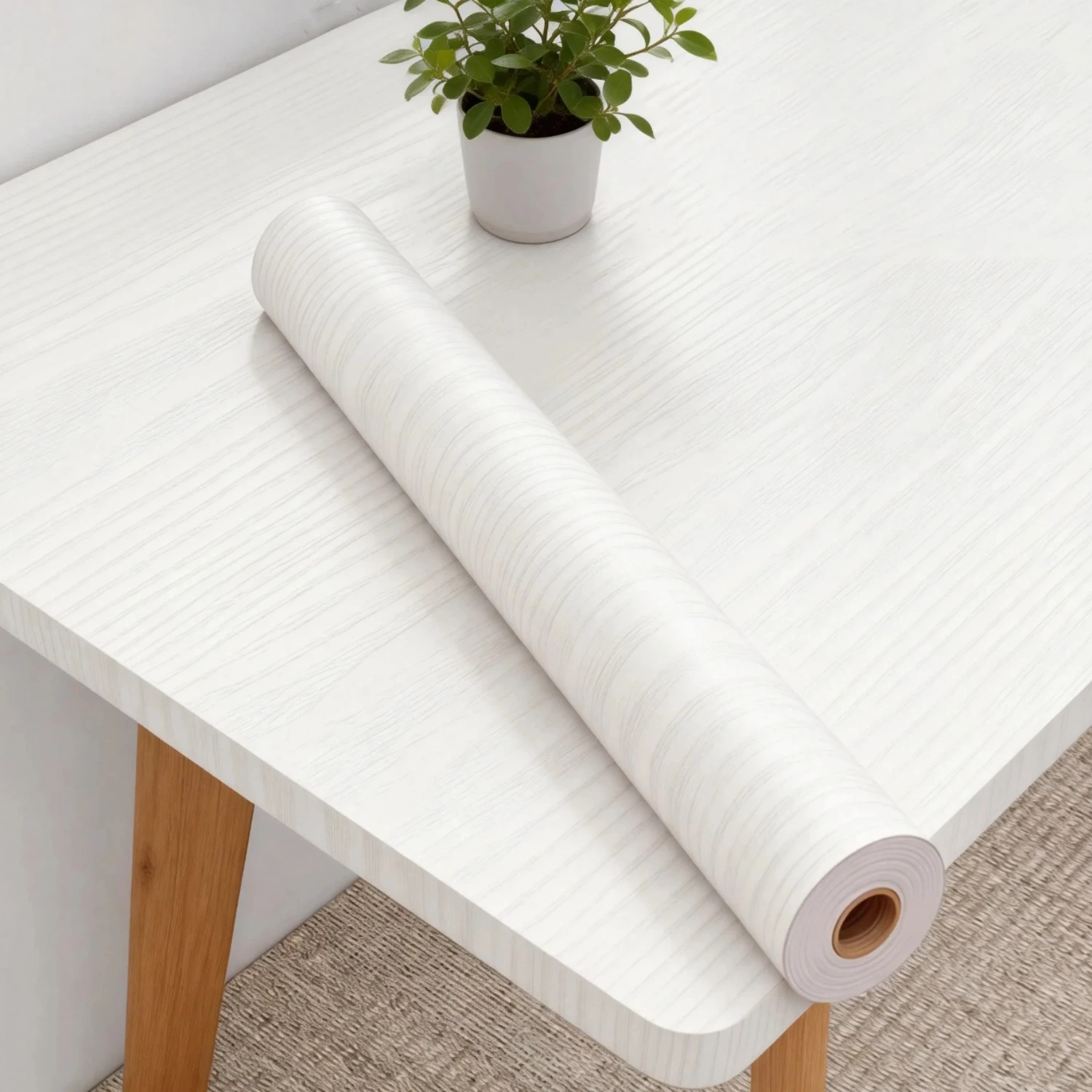 40/55 cm breite Vinyl-Tapete mit Holzmaserung, selbstklebende, wasserfeste Heimdekor-Aufkleber für Tür, Kleiderschrank, Schrank, Tisch, Möbel