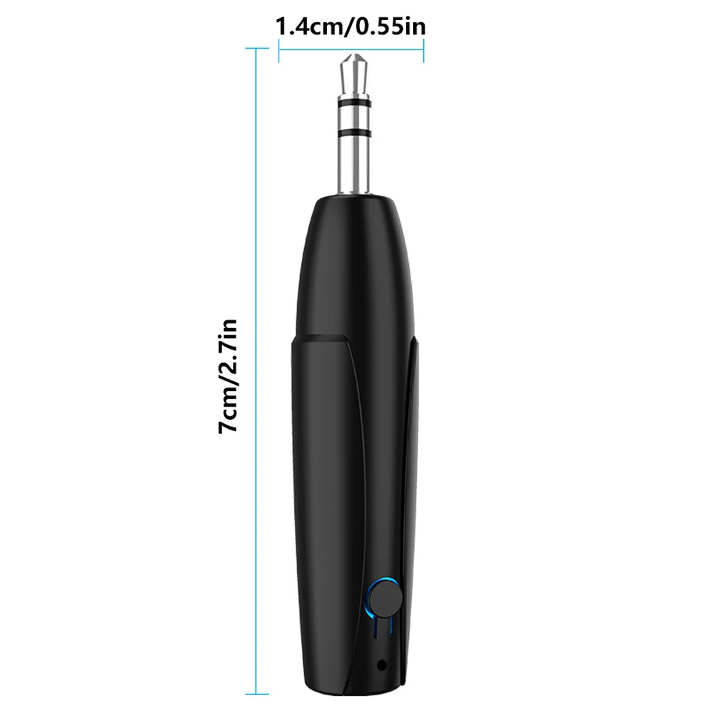 Portable Bluetooth-Compatible 5 0 Wired Headphones Audio Sounds Receiver Music Streaming Mini Adapter Accessories