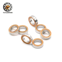 Rodamiento de Bolas Híbrido de Cerámica Naranja 4P SMR137RSCB ABEC-7 de Acero Inoxidable Sin Grasa, Giro Rápido, 7X13X4mm SMR63 74 103 RSCB