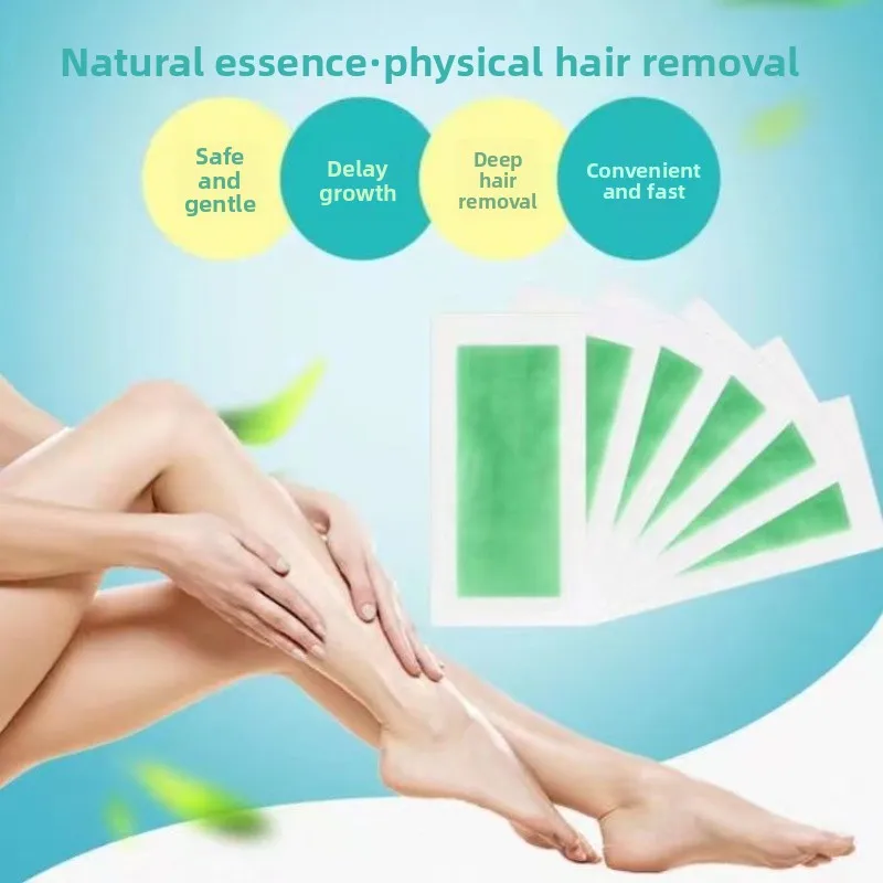 Depilatory Cold Wax Strips Body Hair Removal Wax Paper For Face Neck Arm Leg Beauty Hair Remover Tools - view 4