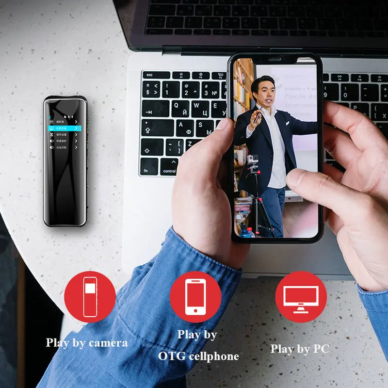 Vandlion A13 Mini Camera 1.3 inch LCD Screen 120 Degress Wide Angle Camcorder Motion Detection 1080P Sports DV for Car Driving