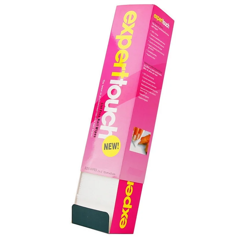 1PC 325pcs Lint-Free Nail Wipe Manicure Tool Cotton Pad Nail Polish Remover Wipes Napkins For Nail Art Gel Polish Remover