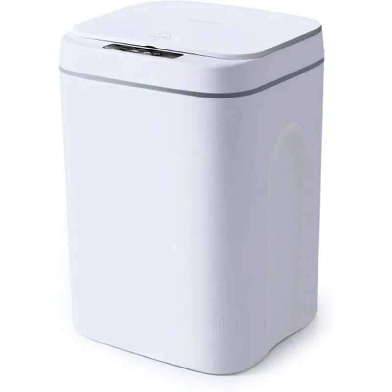 Sensor Rubbish Bin, Automatic Rubbish Bin Smart Sensor Kitchen Waste Bin Touchless Bathroom/Office ABS Plastic Rubbish Bin 16L