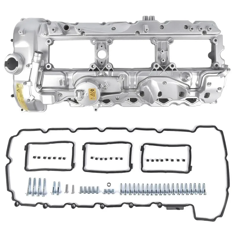 AP03 11127570292 ALUMINUM Valve Cover W/ Gasket & Cap for BMW 135i 335i 535i 640i 740i X3 X5 N55