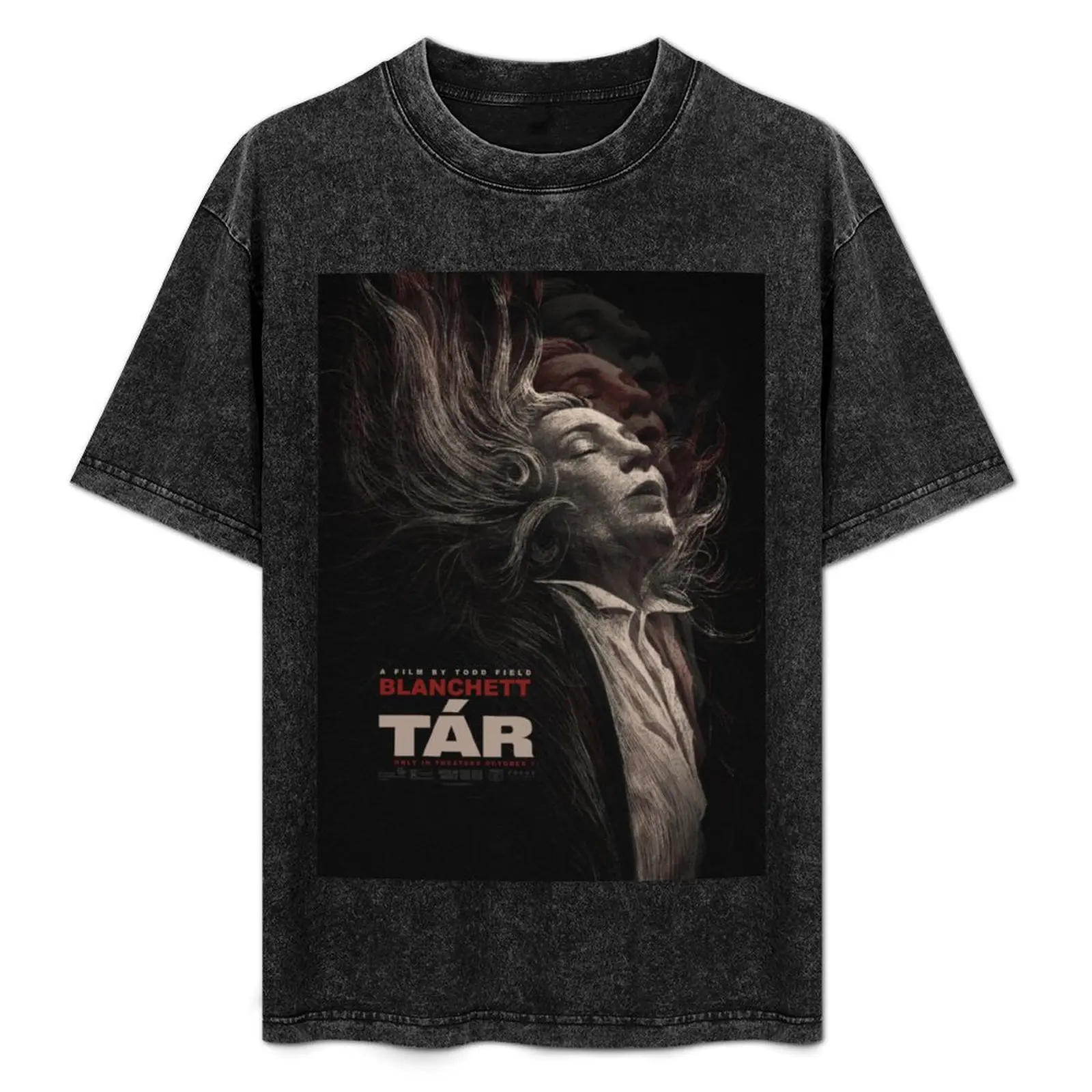T?R Movie Poster Cate Blanchett T-Shirt Basic Simple Casual Short Sleeve Tee