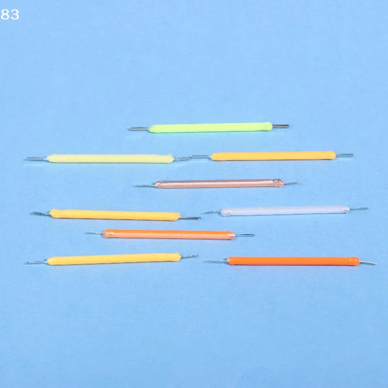 

10pcs Edison Bulb LED Filament Lamp Parts 38mm DC3V LED Bead Incandescent Light Accessories Diode For Holiday Lighting DIY