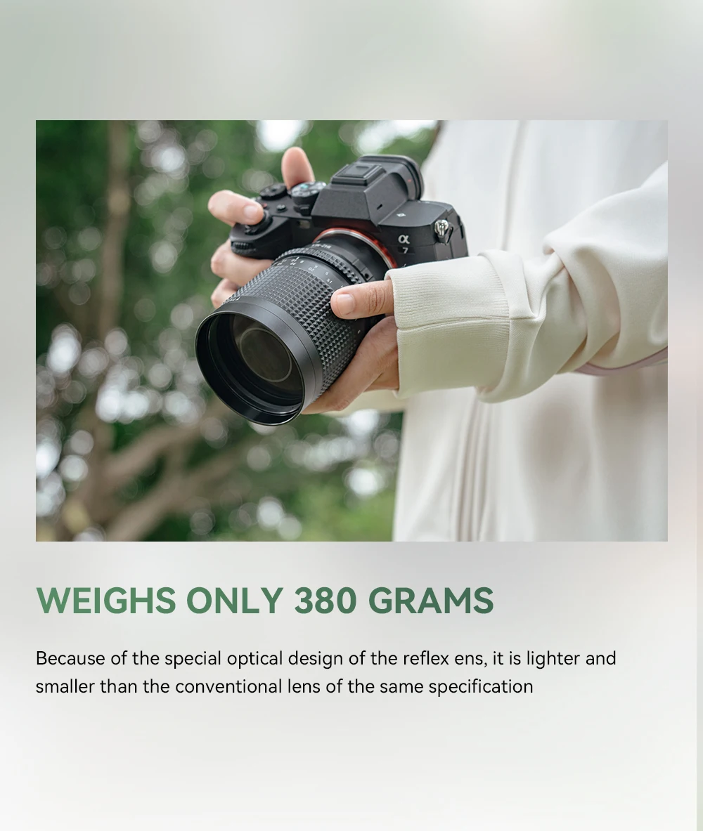 TTArtisan 250mm F5.6 Vollformat-Reflexobjektiv mit Donut-Bokeh, manuelles Teleobjektiv mit MF-Funktion für M42-Mount, kompatibel mit Sony E, Nikon Z, Canon R, EF L – Detail 19