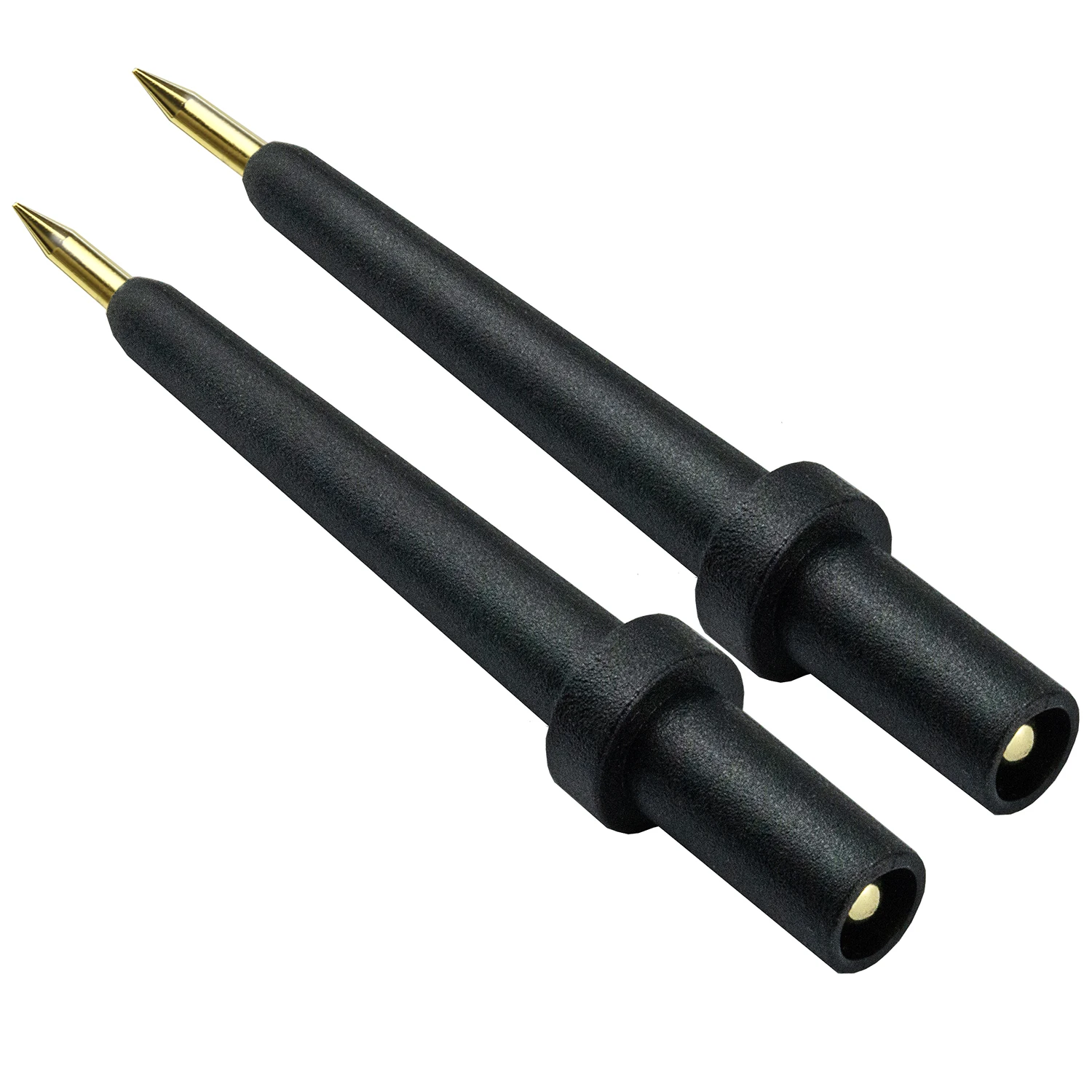 ZIBOO PPTK0024 -2Pk 4Mm Banana Jack 3 Tip Black (PPTK0024) ,Use for Autel Circuit Tester Power Circuit Probe