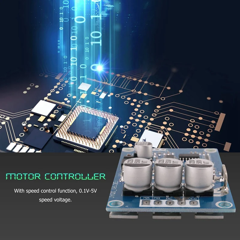 DC 12V-36V 500W Brushless Motor Controller Without Hall PWM Control Balanced Car Driver Board Durable Use