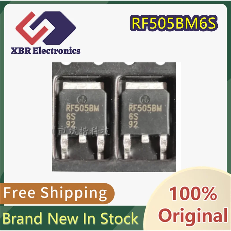 

(10/50 pieces) RF505BM6S RF505BM Surface Mount TO-252 MOSFET 3A/1200V Genuine Brand New Authentic Stock Available