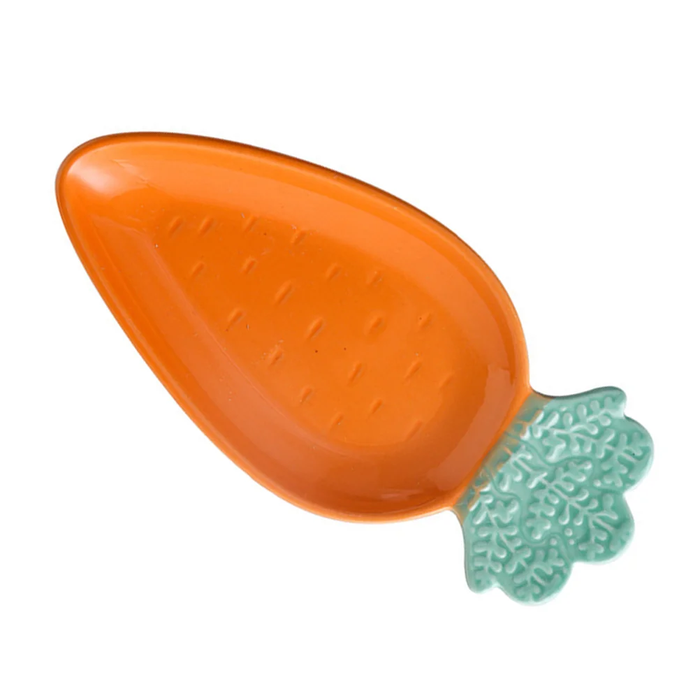 

Carrot Bowl Creative Ceramic Salad Plate Fruit Breakfast Tray Storage Serving Dish for Home Restaurant Carrot Bowl
