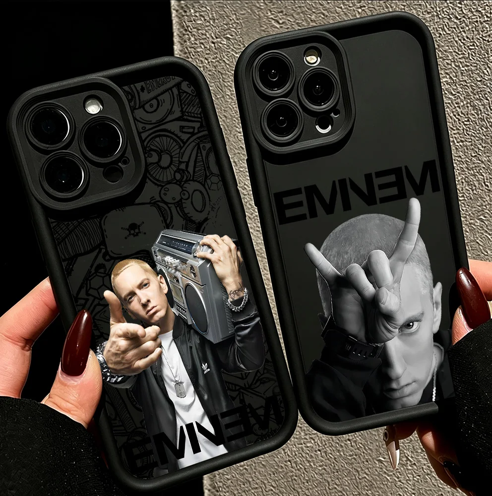 Cool Rapper E-Eminems Hot Phone Case for iPhone 18 17e 17 16e 16 15 14 13 12 11 Air Pro Max Mini Plus Soft TPU Back Cover