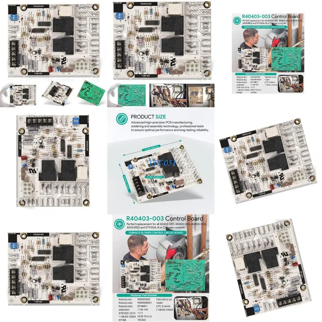 

E15A Quick Install Fireplaces Circuit Board Shockproof Plastic Designs Quick Replacement Furnaces Control for R40403 003 Models