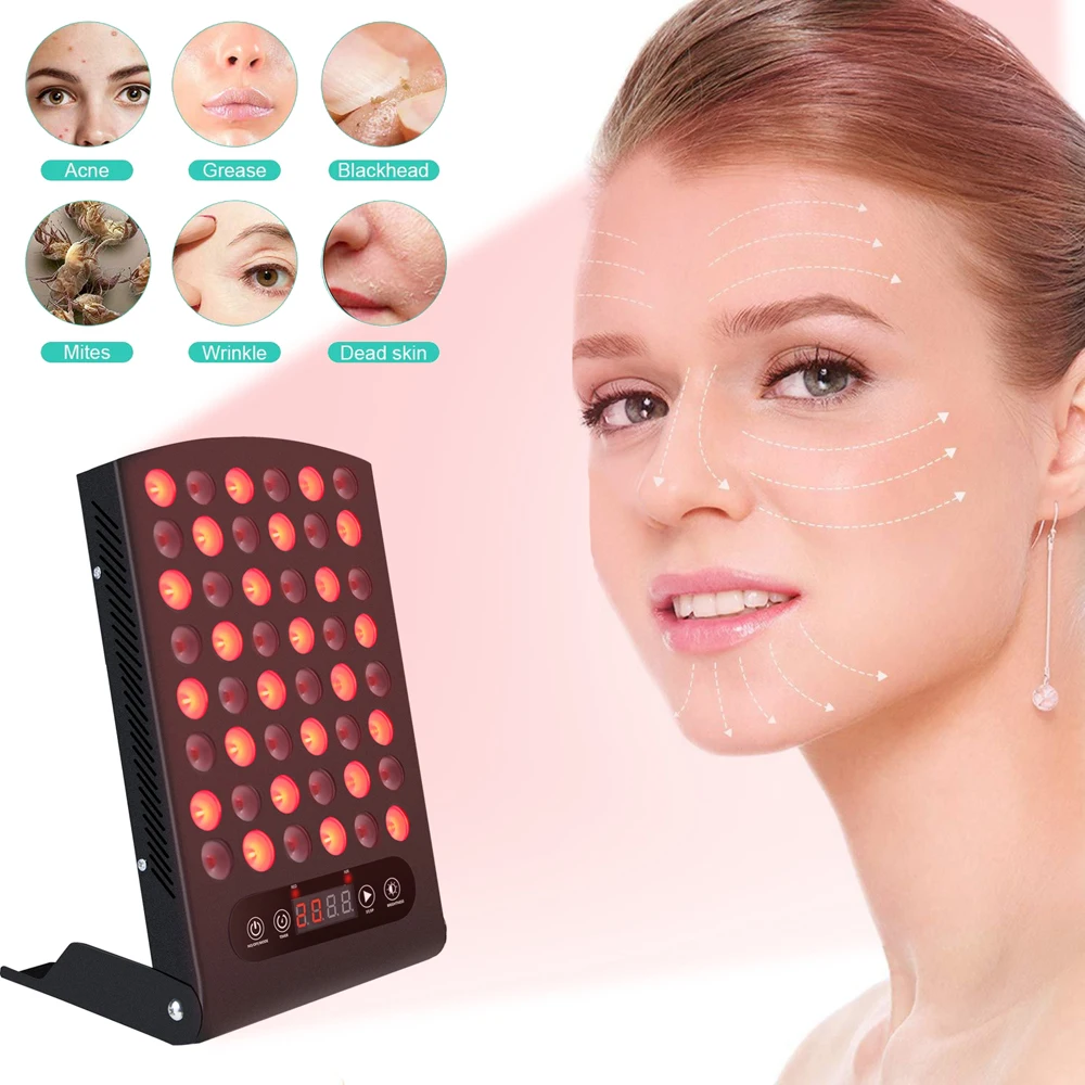 YT-60 อินฟราเรด LED สีแดง Therapy Light 660nm 880nm โคมไฟจับเวลา LED สีแดง Light Therapy สําหรับ Body Pain Relief