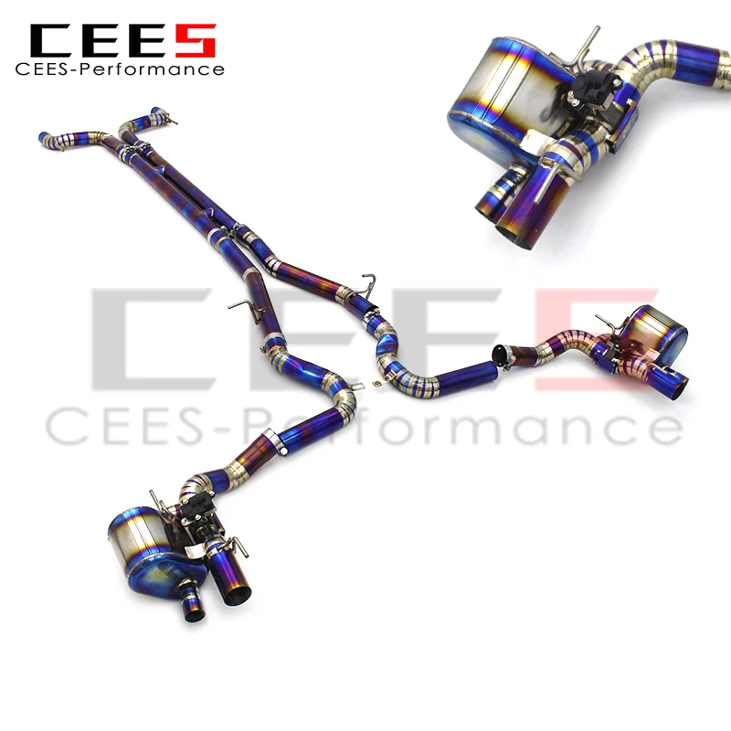 

cees Catback Exhaust for 2017-2023 Maserati Levante 3.0T High Performance Valve Exhaust System Muffler Pipe Upgrade Assembly