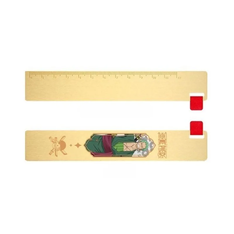 One Piece Roronoa Zoro Portgas · D · Ace FRANKY Persönlichkeit Kreatives Metall-Lineal Lesezeichen 2 in 1 Schüler-Lernschreibwaren – Detail 3