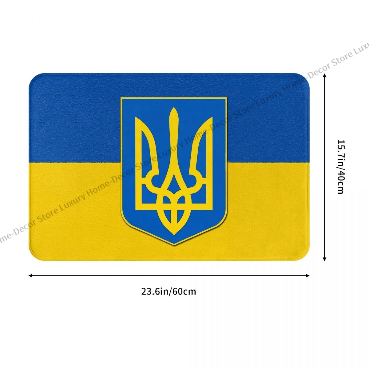 Non-slip Doormat Living Room Mat Flag Of Ukraine Patriotic Gift Floor Carpet Entrance Door Rug Bedroom Decorative