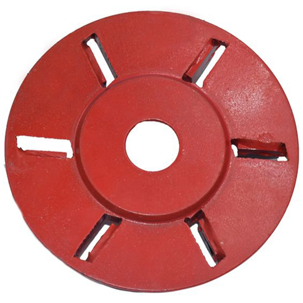 90 mm Six-Tooth Milling Cutter is Suitable for 16 mm (5/8 Inch) Aperture Angle Grinder (Red Flat Tooth)