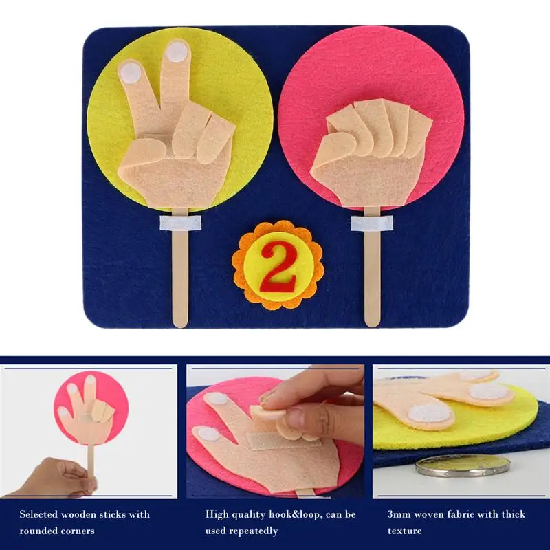 Kindergarten Mathematics Educational Toy Finger Numbers Set Child Teaching Toy