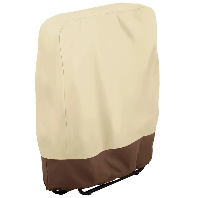 

A95I-Outdoor Folding Deck Chair Cover Waterproof Balcony Outdoor Folding Deck Chair Garden Sunbathing Deck Chair Cover