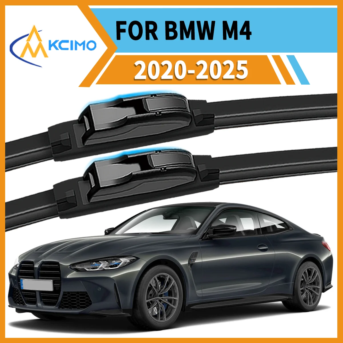 

Premium 2-Pack Windshield Wipers Compatible For BMW M4 G82 G83 2020-2025 All-Weather Durability for Unobstructed Safe Driving