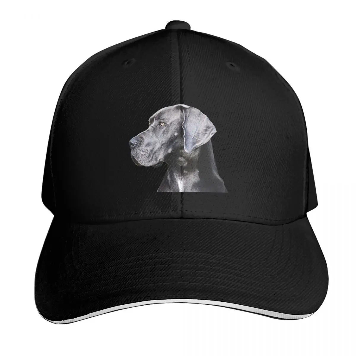 

Dog Face : Cute Great Danes Baseball Cap Fashion Beach Military Cap Man Horse Hat Icon Man Women's