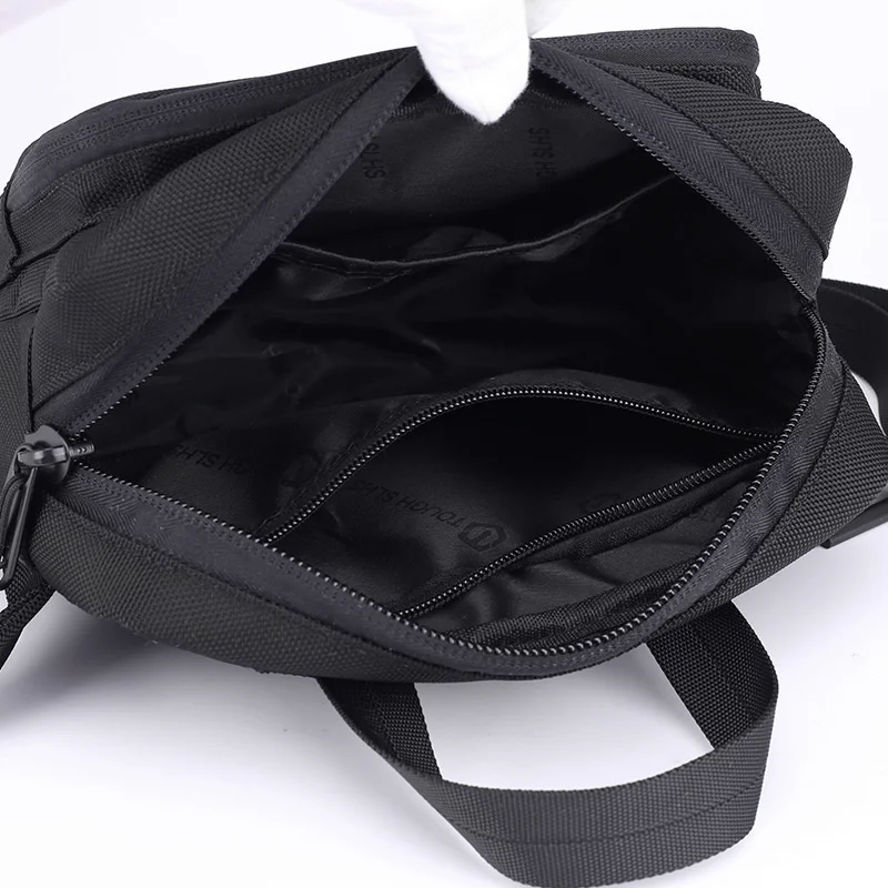 Nieuwe Mode Mannen Messenger Bag Eenvoudige Functie Zak Multifunctionele Digitale Opbergtas Outdoor Borst Zak Enkele Schoudertas