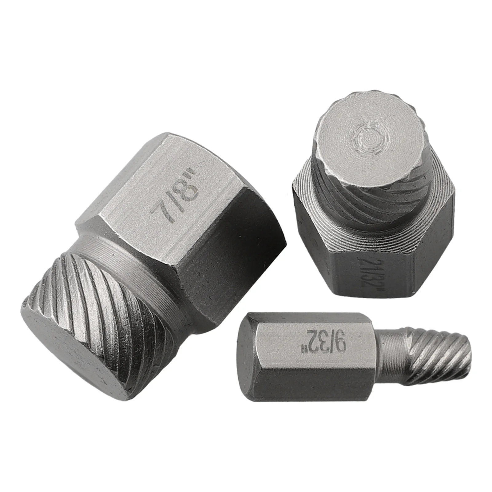 for durable Hex Screw Extractor Set 25 Piece Rounded Bolt Remover for kit with Left Handed Screw Design for Extra Grip