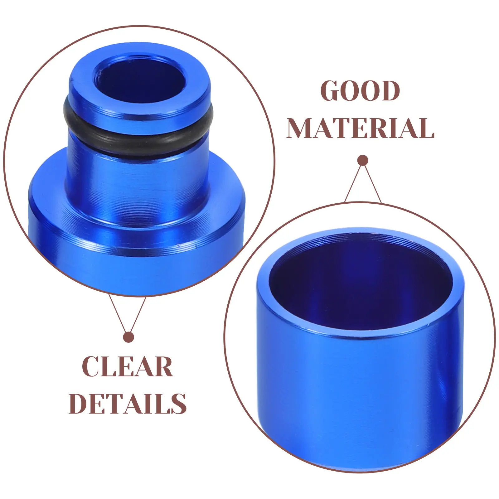 4Pcs Fuel Injector Adapter Precision Fit Heat Resistant Upgrade Kit for B16 Engines Racing Parts