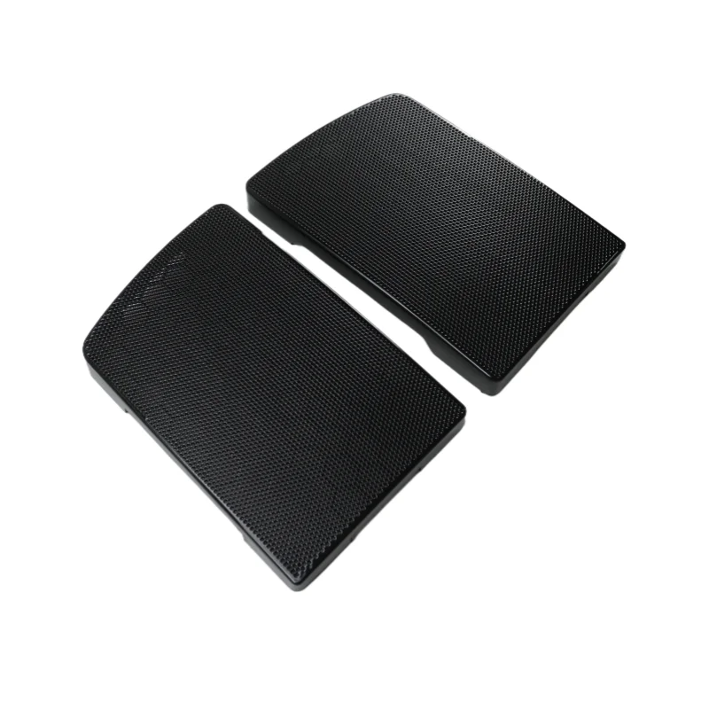 

Мотоциклетная черная седельная сумка, крышка динамика, решетки, чехлы для Harley Touring Electra Street Glide Road King FLHR FLTR FLHX 1993-2013