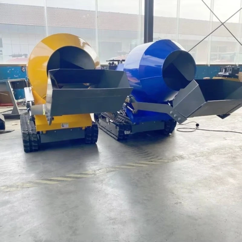 Competitive 320L Capacity Crawler-type Self-loading Concrete Mixer Truck Mobile  Model 500 and 400