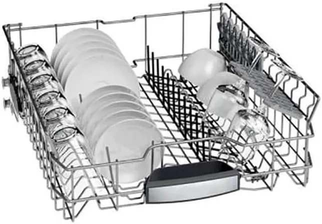 16 Setting Electric Dishwasher, Black Glass Freestanding Dishwasher, 598x570x795mm Large Capacity Household Dish Washer Machine