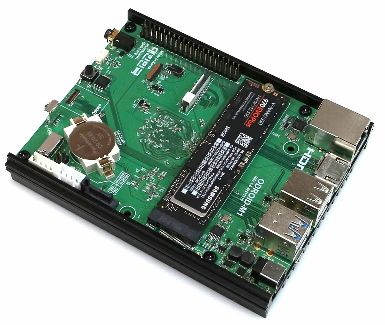 ODROID M1 Single Board Computer featuring 8GB RAM for high-performance applications.