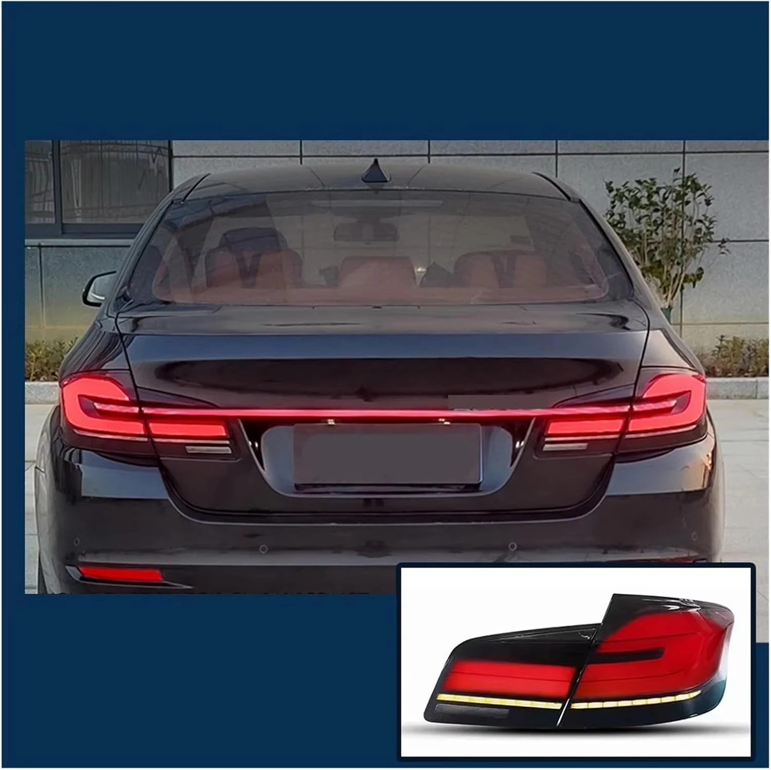 For  F10 F18 2011-2016 Auto Taillight Assembly LED Upgrade M5 Design Dynamic Signal Lamp Car Lights Accessory Tool