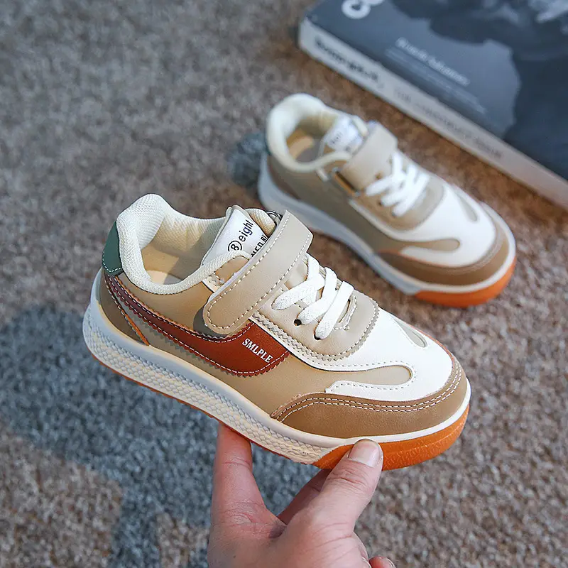 Spring Autumn New Children Sneakers Boys Girls Low Help Skate Leather Shoes Non-slip Soft Sole Versatile Sport Casual Shoes - Image 8