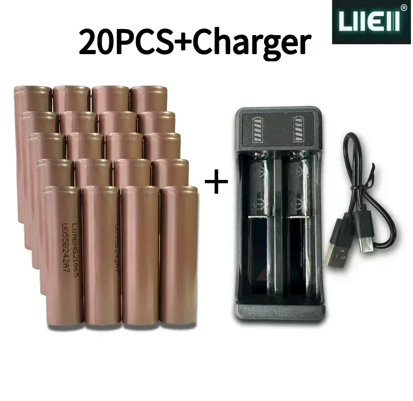 

100% Original HG2 18650 3200mAh Rechargeable Battery 3.7V Discharge 25A Suitable for power pack camping flashlight screwdriver