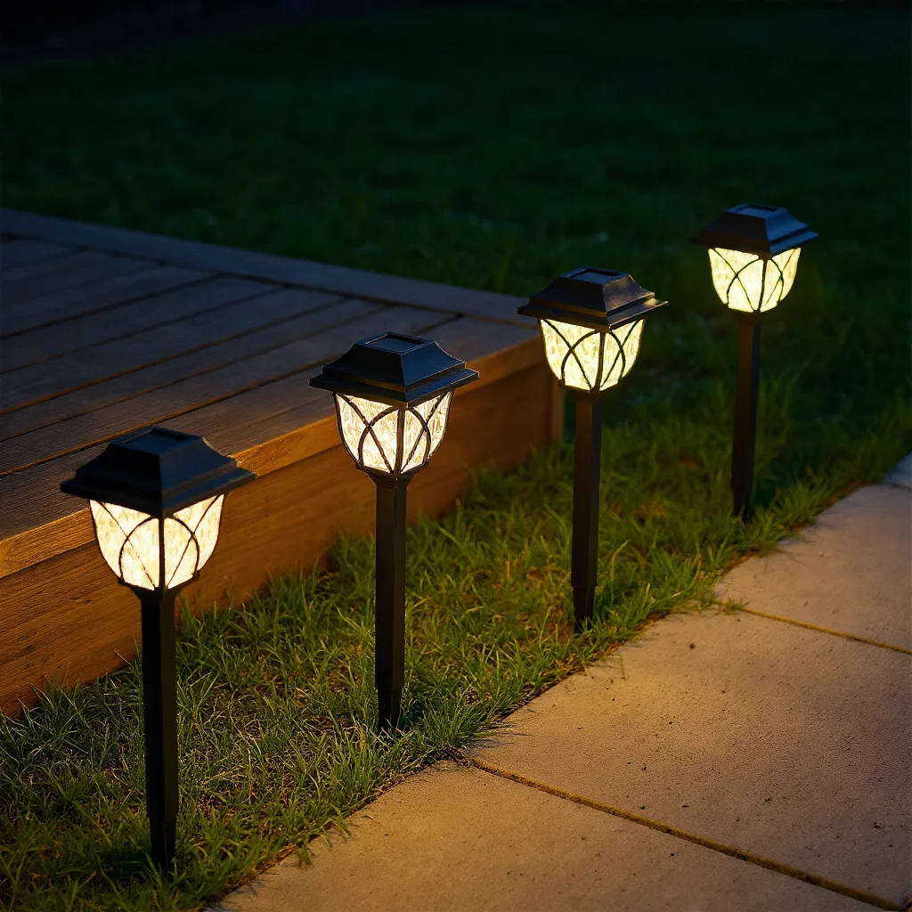 

Светодиодные солнечные свадебные пейзажные фонари с автоматическим определением газона, декор для приема, вечеринок на заднем дворе