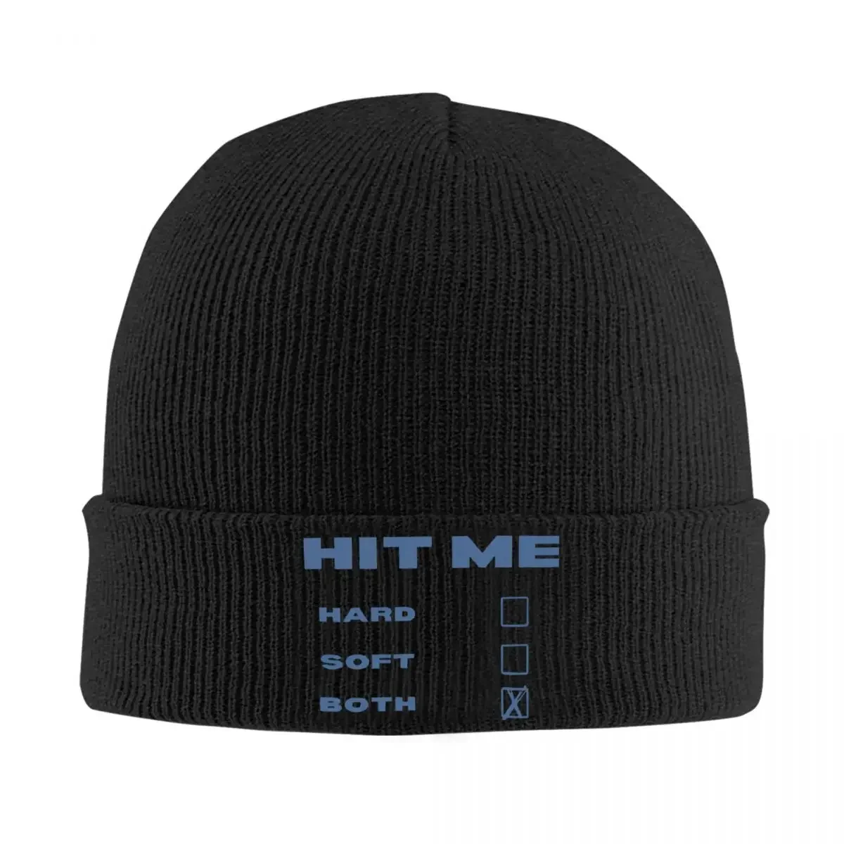 Hit Me Hard And Soft No Both BILLIEs Hat Autumn Winter Skullies Beanies Ski Caps Men Women Knitted Caps