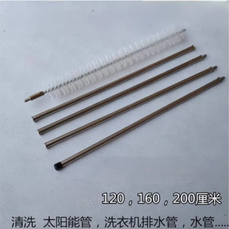 

Бамбуковая щетка с регулируемой длиной, щетка для солнечной трубки, щетка для дренажной трубки для стиральной машины, щетка для водяных трубок и удлиненная щетка