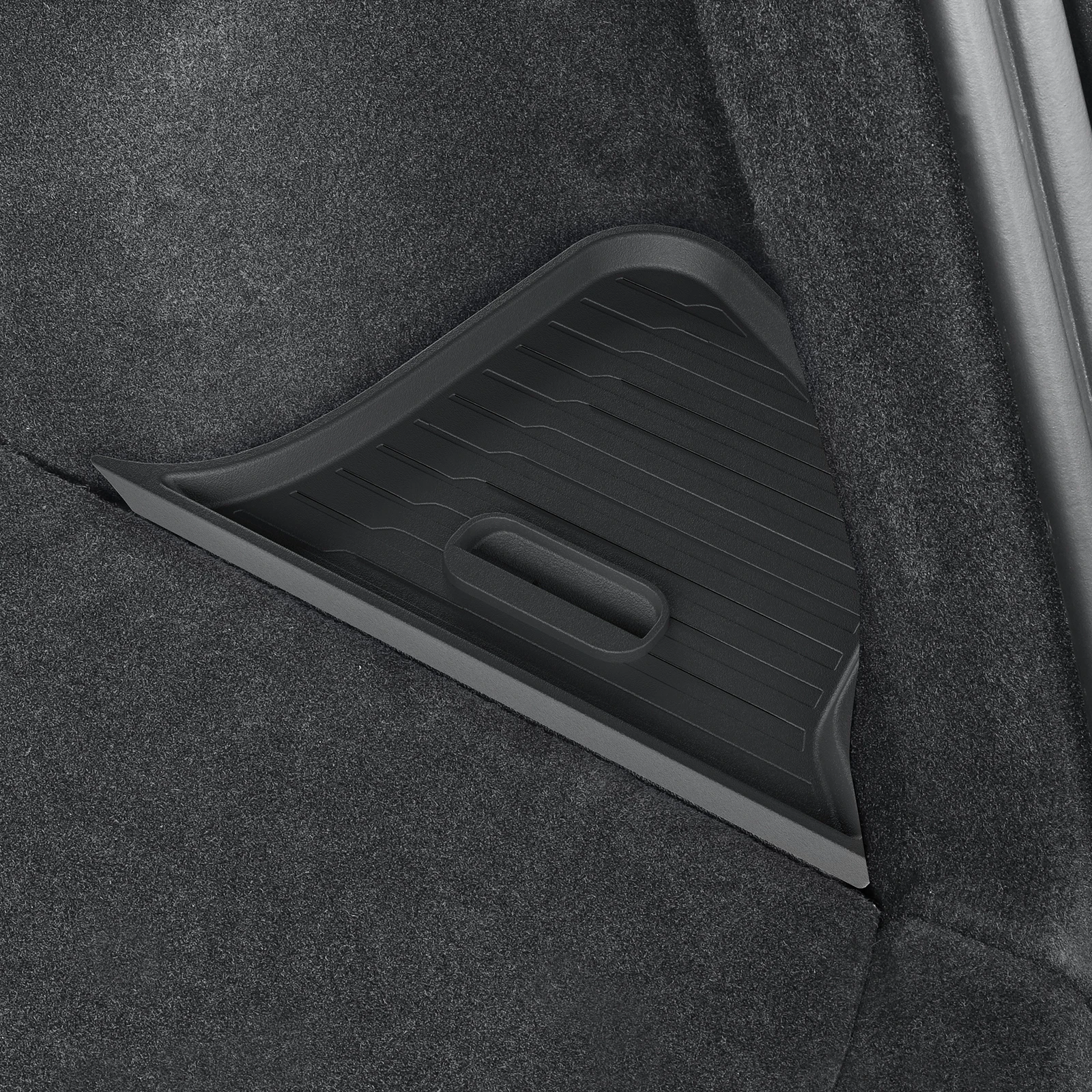 LUCKEASY Berlin Version für Tesla Model Y Juniper 2025 2026, Kofferraum-Aufbewahrungsbox, Organisation, Aufräumen, Auto-Koffer-Zubehör, TPE – Detail 6