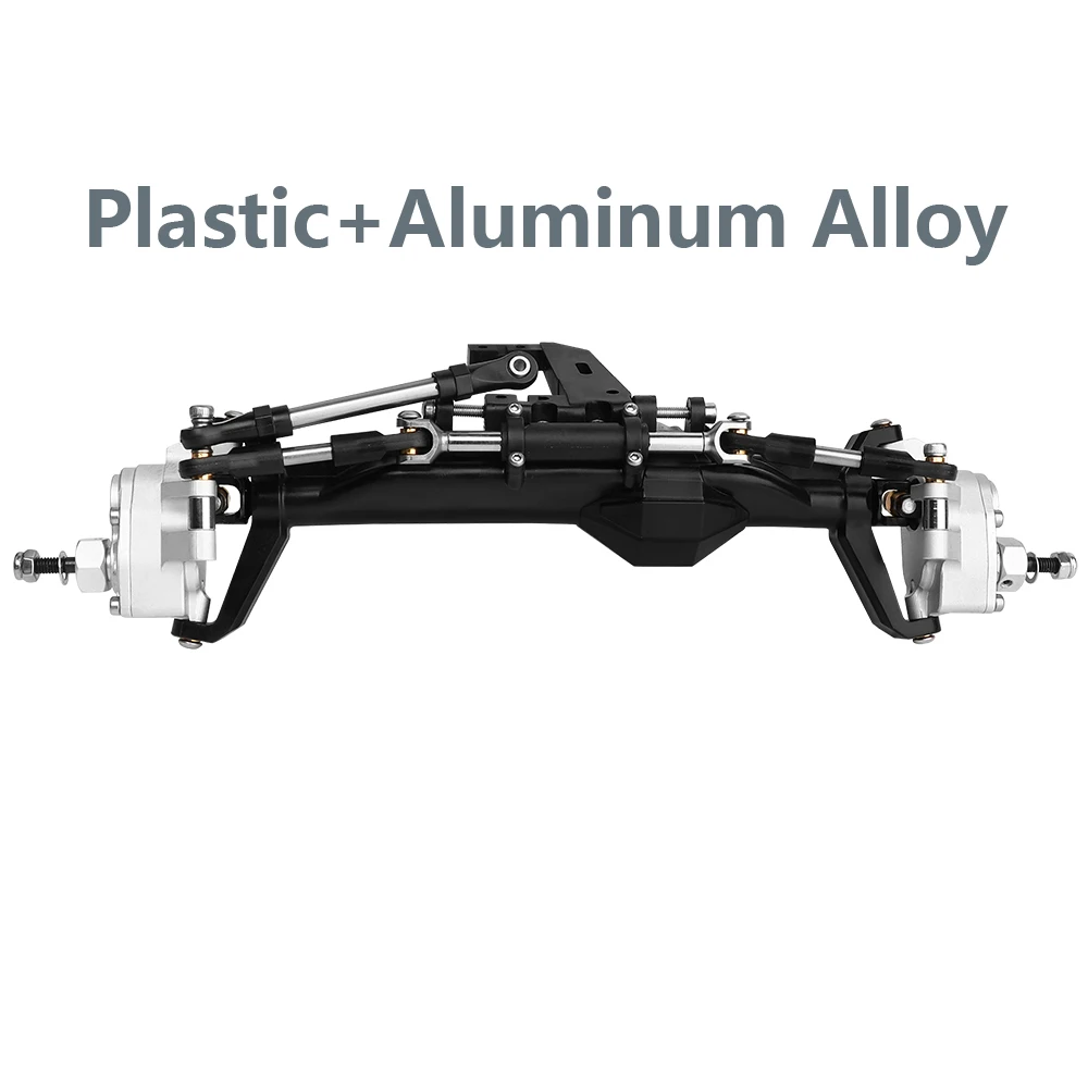 H10 Portal of Rechte As Kunststof + Messing of Aluminium Legering Voor- en Achteras Complete Assen voor Vanquish 1/10 RC Crawler Auto Upgrade