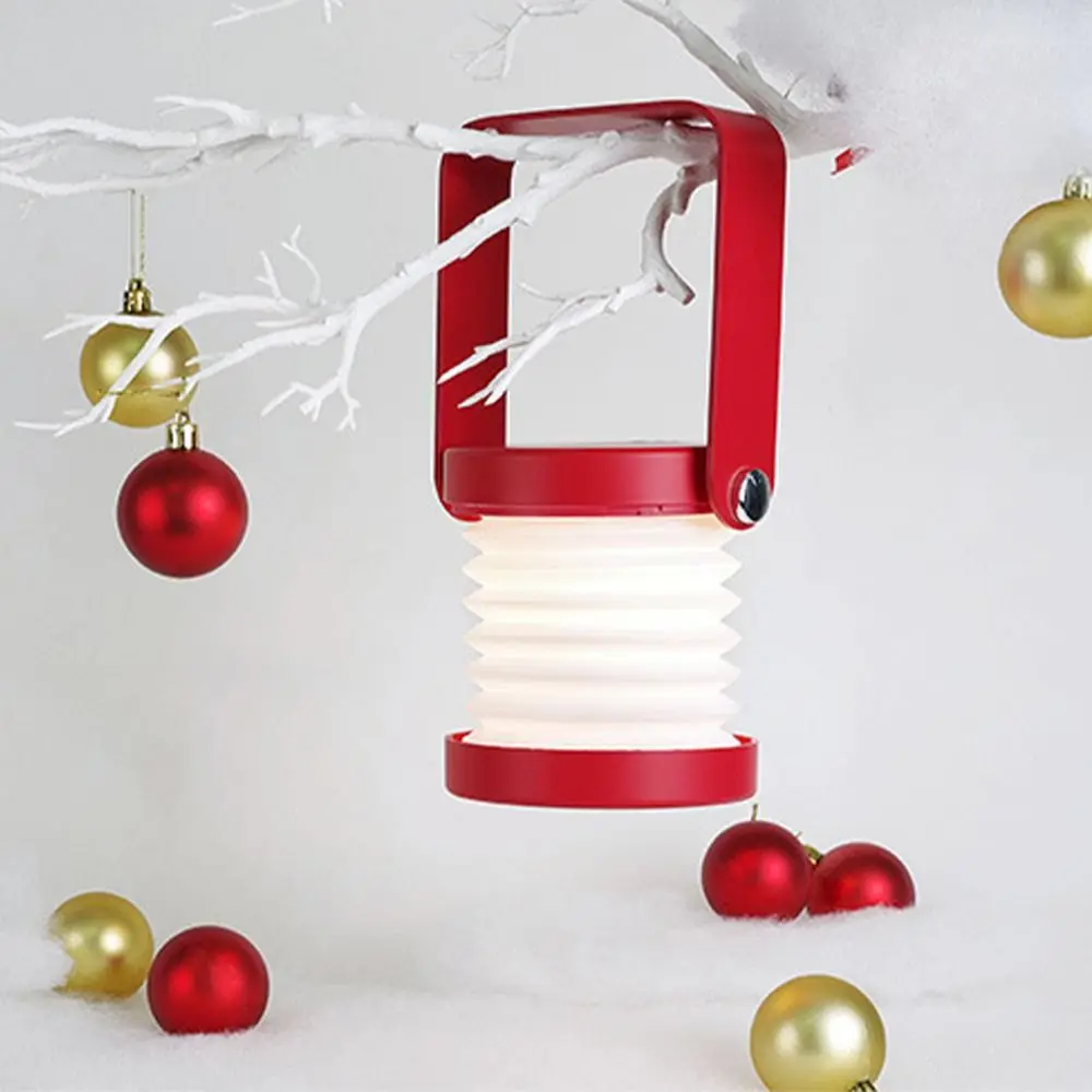 Lámpara de Camping plegable regulable táctil, luz nocturna portátil con carga USB, lámpara de mesa creativa, regalo para niños